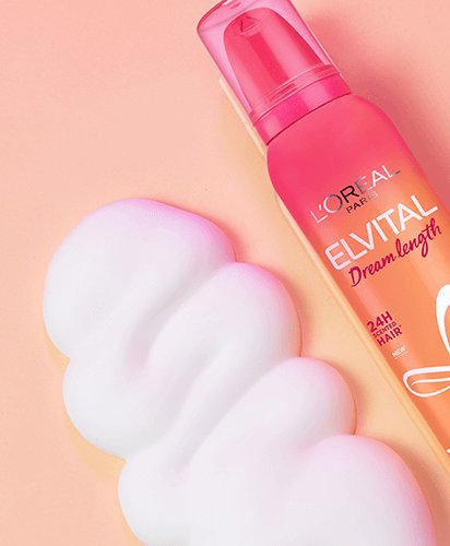 3600523966431_Loreal_Elvital_Dream Length_Waves Waterfall_Mousse_flatlay1