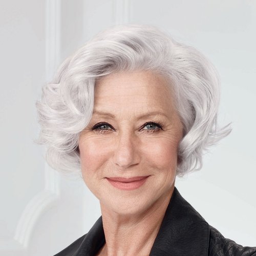 Ellen Mirren Age Perfect Silver Care hero