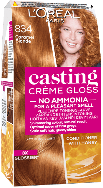 Hårfarve 834 Amber Blonde Casting Creme Gloss produktbillede