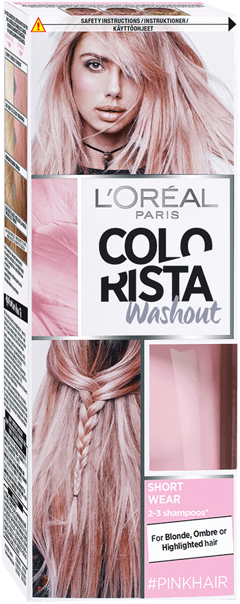 Articulation Synlig Konflikt Colorista Washout Hårfarve Pink | L'Oréal Paris