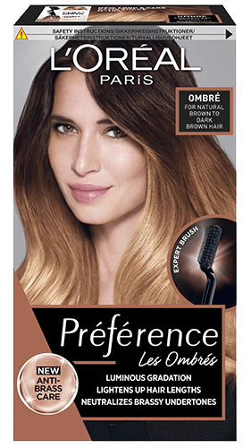På kanten sandwich indsprøjte Preference Ombré Hårfarve Brown to Dark Brown | L'Oréal Paris