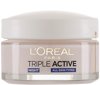 Triple active comforting night cream jar